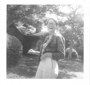 Martha smokes a cigarette in North Carolina