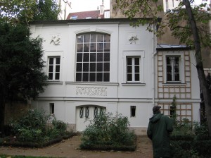 The studio in Delacroix's back yard, Paris, 2013